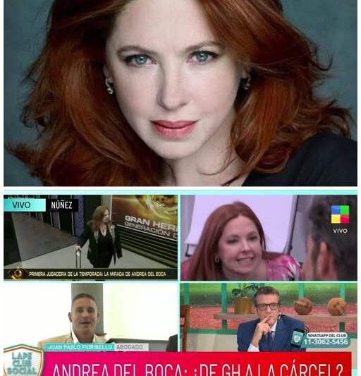 ¡Escándalo en el Mundo del Espectáculo! La Fiscalía Pide Condenar a Andrea del Boca