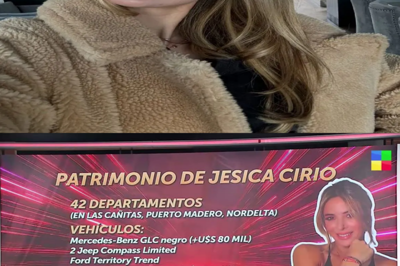 IMPACTANTE: EL PATRIMONIO DE JÉSICA CIRIO