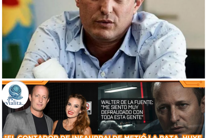 ¡El contador de **Martín Insaurralde** metió la pata por completo en la investigación judicial, huye como una rata acorralada y se prende fuego todo el entramado de corrupción tras una confesión letal: “¡Era todo trucho!”!  “Cuando los encargados de los números y las sociedades pantalla cometen un error fatal, las estructuras de lavado de dinero y los pactos de impunidad del poder se derrumban en un segundo.” En un desarrollo que ha dejado a todos completamente atónitos, esta inesperada y caótica fuga ha destapado una interna judicial y política monumental al abrir la caja negra de las facturas falsas, las cuentas en el exterior y las declaraciones juradas totalmente armadas para encubrir el patrimonio. Las implicaciones de este escandaloso destape financiero son enormes, y las reacciones de pánico e incomodidad entre los políticos involucrados no han tardado en llegar tras verse expuestos de forma irreversible ante la opinión pública. Los ciudadanos están en pie de guerra, exigiendo auditorías urgentes a todos los contratos públicos, s*nciones penales implacables para los testaferros y respuestas inmediatas en los tribunales de Comodoro Py. Este drama no es solo un caso aislado; es un llamado a la acción para todos aquellos que creen en una democracia transparente.  La historia completa está en los comentarios a continuación.