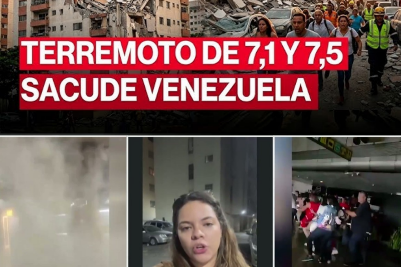 🔴 DOS TERREMOTOS DE 7,1 Y 7,5 SACUDIERON VENEZUELA
