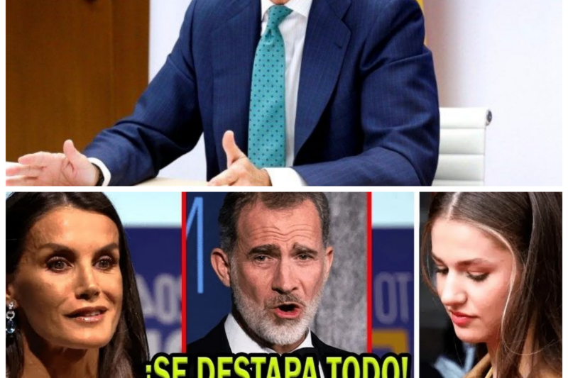 “¡ESCÁNDALO REAL! Letizia y la Princesa Leonor en una Pelea por la Infidelidad de Felipe VI con Jaime del Burgo” En un giro inesperado, Letizia y su hija, la Princesa Leonor, se encuentran en el centro de un escándalo que involucra rumores de infidelidad de Felipe VI, dejando a la familia real tambaleándose. “¿Quién diría que el amor podría ser tan traicionero en el palacio?” La historia completa está en los comentarios a continuación.