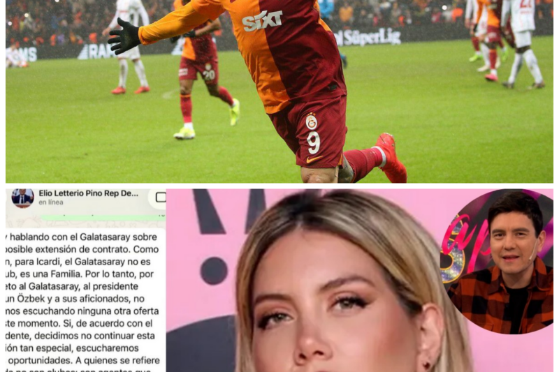 EL REPRESENTANTE DE MAURO ICARDI DESMINTIÓ A WANDA NARA: “EL GALATASARAY ES FAMILIA”