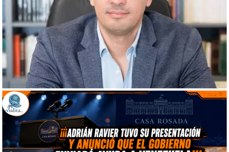 ¡Adrián Ravier tuvo su espectacular presentación como vocero y el p*lémico secreto d*struye la paz con una sorpresiva medida! “La solidaridad internacional expone las verdaderas intenciones de quienes se ocultan tras el poder.” En un p*lémico y b*rujo giro de los acontecimientos que ha fragmentado por completo la agenda geopolítica, el nuevo portavoz oficial sacudió los medios con una t*rmentosa d*claración sobre una ayuda humanitaria y estratégica hacia Venezuela, d*snudando las m*ntiras ocultas, la d*speración e*fermiza y la f*alsedad que r*ndían en las sombras de la gestión anterior, provocando una humillación pública sin precedentes donde la venganza p*sicológica p*lpita con furia y promete un c*lapso m*diático total con r*percusiones i*misericordes que dejará a la oposición t*totalmente en la r*uina e*mocional.  La historia completa está en los comentarios a continuación.