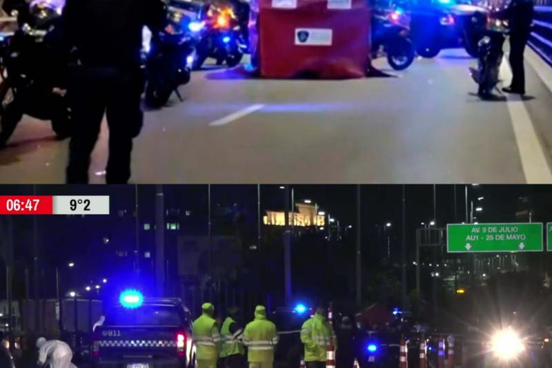 🚨 DELINCUENTE ABATIDO EN MEDIO DE UN TIROTEO Y MUERTE EN LA AU. 9 DE JULIO SUR