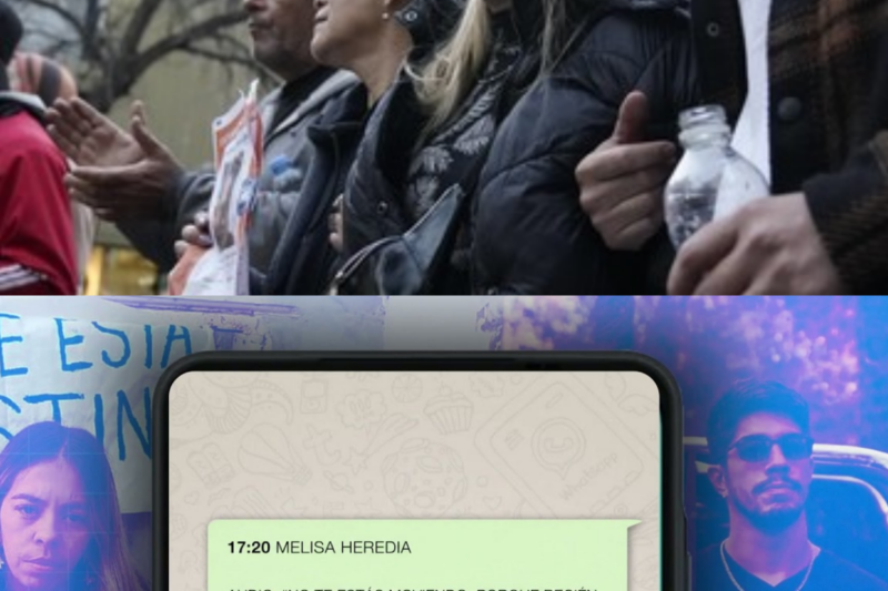 SE CONOCIERON LOS CHATS QUE MANTUVIERON MELISA Y BARRELIER CUANDO ESTABA DESAPARECIDA AGOSTINA