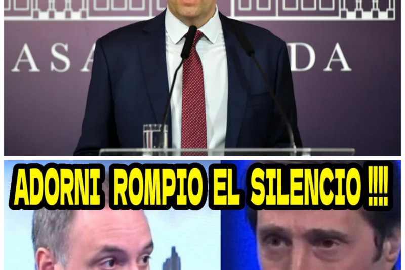 ¡ESC*NDALO TOTAL: **MANUEL ADORNI** ROMPIÓ EL SILENCIO EN VIVO Y FILTRÓ UNA MEGA BOMBA QUE DEJA AL DESCUBIERTO LA PEOR TRAICIÓN DETRÁS DE LAS PAREDES DEL PODER! “Mucho ruido y pocas nueces, hasta que explota la verdad.” En un desarrollo que ha dejado a todos completamente atónitos, el vocero oficial ha destapado una p*lea política y una traición gubernamental monumental al abrir la caja negra de los pactos secretos, exponiendo audios ocultos, desvíos millonarios de fondos reservados y un colapso psicológico masivo entre los altos funcionarios que ahora se ven acorralados por carpetazos internos ante la mirada impactada de la opinión pública. Las implicaciones de esta inesperada filtración son enormes, las reacciones de pánico y desesperación no han tardado en hacer estallar las líneas de la residencia presidencial con llamados de emergencia a altas horas de la madrugada tras verse expuestos, y los ciudadanos indignados ya están en pie de guerra exigiendo una s*nción institucional fulminante.  La historia completa está en los comentarios a continuación.