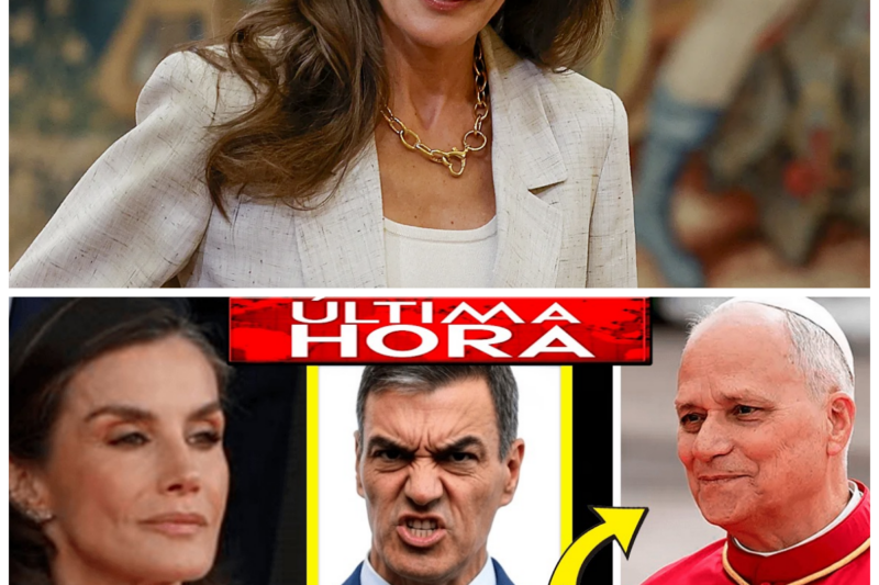 “¡Tragedia en la política! Letizia Ortiz y Pedro Sánchez enfrentan una crisis por el Papa León XIV” La tensión entre Letizia Ortiz y Pedro Sánchez ha alcanzado su punto máximo tras la visita del Papa León XIV con Felipe VI y Doña Sofía. Este evento ha generado un escándalo que podría tener consecuencias duraderas en la relación entre la monarquía y el gobierno. “La historia a menudo se escribe en momentos de crisis, y este podría ser uno de ellos.” La historia completa está en los comentarios a continuación.