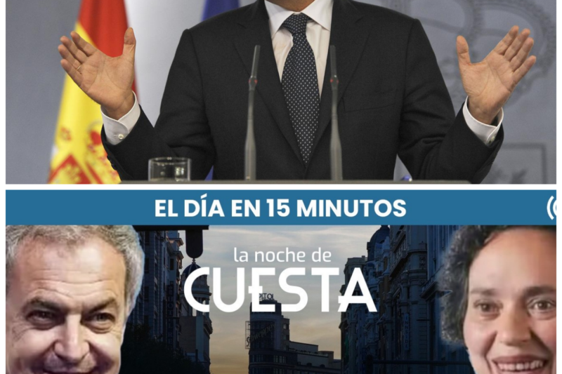 ¡Caos total tras el informe sobre el silencio de Gertrudis que pone al ex presidente Zapatero en graves apuros, desnudando internas de la tarde, pactos de madrugada y una feroz rosca de impunidad que la mesa chica ocultó con farsas en todo internet! El silencio sepulcral de los voceros de la tarde tras la difusión de la inesperada revelación destapó una descomunal olla de presión en los despachos del partido de madrugada mientras el chat de la transmisión en vivo ardía desmantelando el relato. “El que siembra vientos de hipocresía corporativa desde las alturas con gacetillas oficiales pretendiendo tapar un escándalo de esta magnitud en vivo, cosecha tempestades de una réplica implacable y el frío ridículo de las redes.” Las sospechas de internas quebraron el entorno. La historia completa está en los comentarios a continuación.