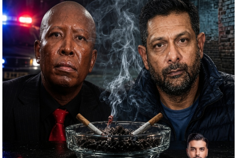 “Julius Malema and Feroz Khan Caught in a Shocking Police Smoke Signal Scandal—Are They Smuggling Secrets in the Shadows?” In a jaw-dropping revelation that has rocked the nation to its core, Julius Malema and Feroz Khan have been exposed in a clandestine operation involving mysterious police smoke signals that seem straight out of a spy thriller—are they secretly exchanging covert messages or laundering something far darker? The entire political world is in chaos as whispers of betrayal and hidden agendas swirl like a deadly fog, with insiders claiming this is just the tip of the iceberg in a conspiracy that could topple governments. “Trust no one, especially when the smoke clears,” is the new motto everyone is whispering behind closed doors. The full story is in the comments below.