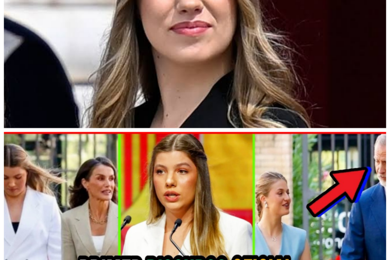 ¡Escándalo en la Familia Real! La Infanta Sofía rompe su silencio en un discurso que desata una tormenta de traiciones y secretos oscuros, dejando a todos boquiabiertos y cuestionando la verdadera cara de la monarquía española!  En un giro que ningún experto pudo prever, la joven infanta Sofía ha decidido hablar en público por primera vez, pero lo que parecía una simple declaración se ha convertido en un terremoto emocional que sacude los cimientos de la realeza, revelando secretos que podrían destruir la estabilidad de toda la institución. “¿Qué os habéis imaginado? Esto apenas es el principio de una guerra que nadie esperaba”, susurra una fuente cercana. La historia completa está en los comentarios a continuación.