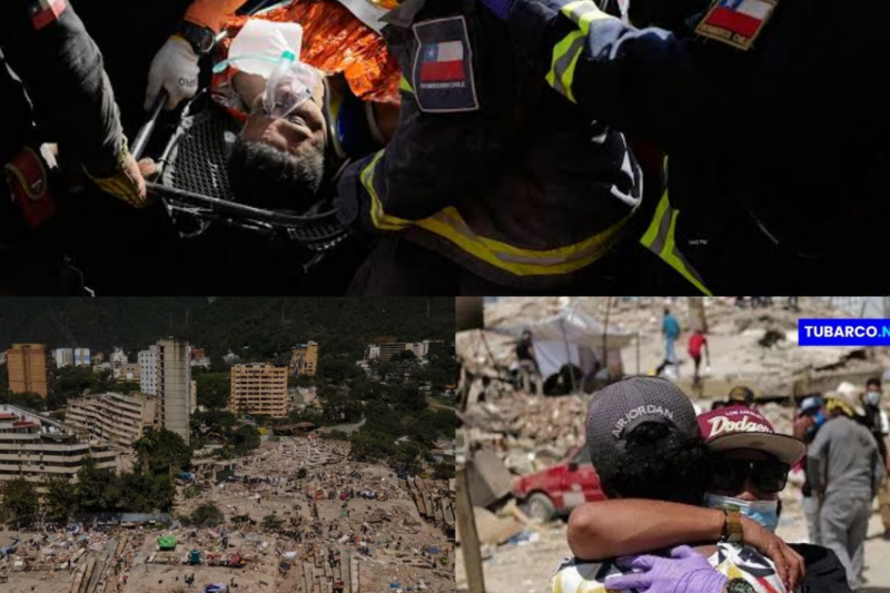 Venezuela honra a sus rescatistas y despide a sus víctimas