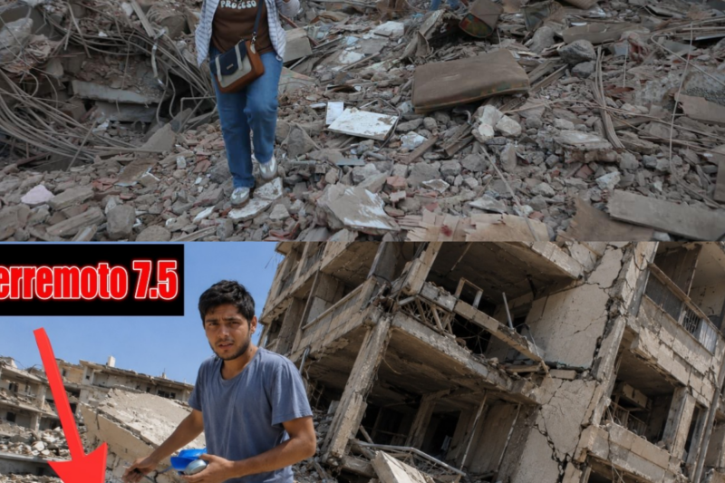 Daniel Alejandro Pereira necesita sacar a su familiar debajo de los escombros tras el TERREMOTO