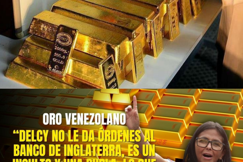 “Quieren seguir saqueando”: reacciones a pedido de Delcy Rodríguez sobe el oro venezolano