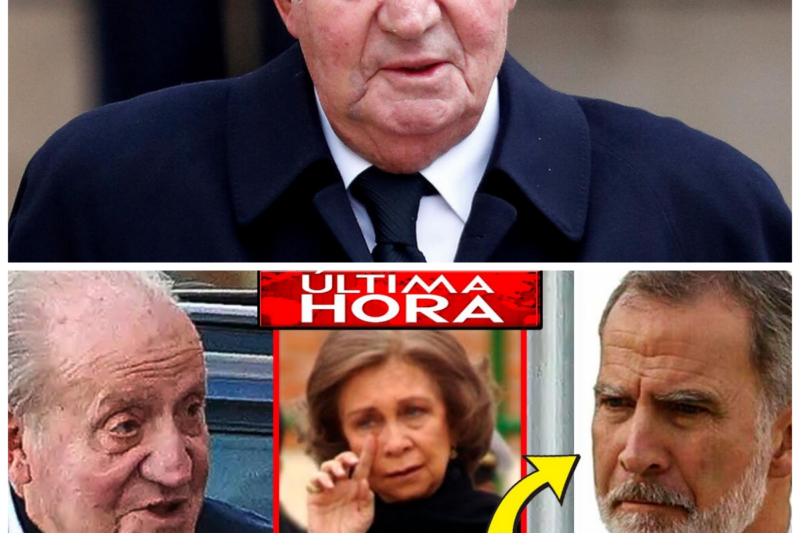 ¡URGENTE! EL EMÉRITO JUAN CARLOS I EN PELIGRO DE VIDA TRAS SU ACCIDENTE Y DOÑA SOFÍA EXIGE A FELIPE VI QUE INTERVENGA ANTE LA CRISIS QUE PUEDE DESTROZAR LA MONARQUÍA  La salud del emérito Juan Carlos I ha empeorado gravemente tras su accidente, y doña Sofía ha pedido públicamente a Felipe VI que tome medidas urgentes para salvar la institución, advirtiendo que la crisis puede destruir años de historia y estabilidad en España, (“¿Hasta cuándo podrán esconder la gravedad de la situación?”) La nación está en vilo, y el futuro de la monarquía pende de un hilo en medio de esta dramática crisis. La historia completa está en los comentarios a continuación.