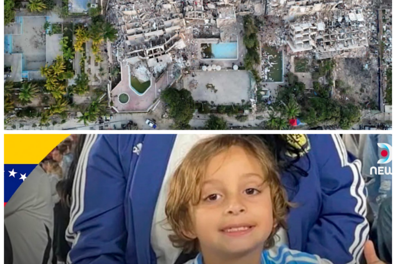 Desesperada búsqueda de Lucas Gámez, niño argentino desaparecido tras el terremoto en Venezuela