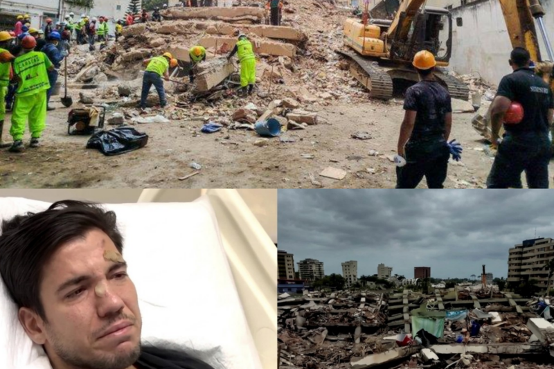 El único sobreviviente de una familia sepultada en el derrumbe de un edificio en Venezuela