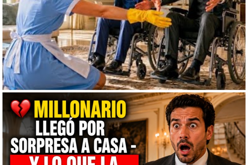🛑 **”Cuando seas mi mamá para siempre, nadie volverá a estar triste”.** Durante años, un poderoso millonario vivió esclavo de sus viajes de negocios, contratos y reuniones, creyendo que la fortuna aseguraría el futuro de sus dos pequeños hijos. Pero una tarde, tras cancelarse su vuelo privado, regresó a su mansión sin avisar y descubrió un silencio sepulcral que lo llevó hasta el salón principal. Ahí, vio lo que jamás imaginó: la limpiadora de la casa, aún con su uniforme puesto, jugaba en el suelo con los niños, devolviéndoles las risas que su ausencia les había robado. Al descubrir una caja de dibujos donde él solo aparecía como una sombra lejana con un maletín, el empresario rompió en llanto al entender su fracaso como padre. Lejos de despedirla, transformó su vida y la de ella con un nuevo contrato como responsable del bienestar familiar. Hoy, la fría mansión desborda amor, demostrando que la infancia de un hijo jamás regresa y que el éxito no es acumular riqueza, sino estar presente para quienes más te necesitan. 👑👇 **[Lee la historia completa aquí]**