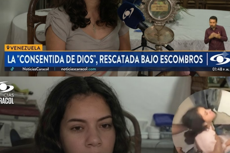 “La consentida de Dios”: mujer rescatada bajo los escombros dice que tuvo una conexión especial