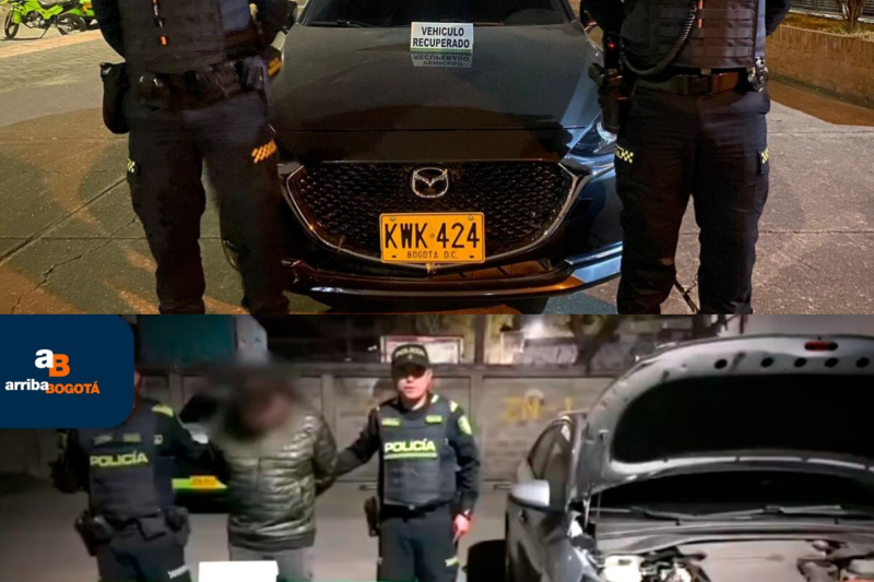 ¿Cómo atrapó la Policía al hombre con el carro robado en Kennedy?