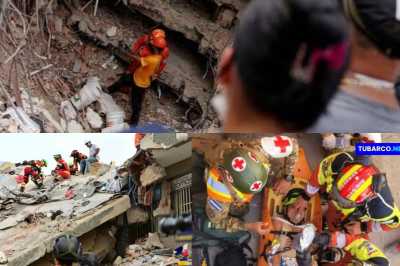 Los héroes que se niegan a abandonar la búsqueda de sobrevivientes