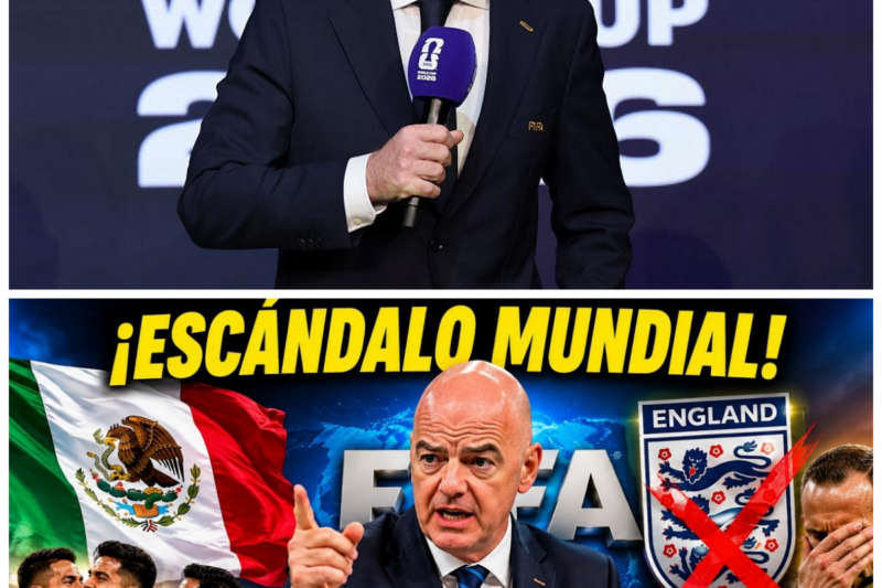 ¡ESCÁNDALO MUNDIAL! FIFA va contra Inglaterra y el árbitro… ¡México recibe justicia!…