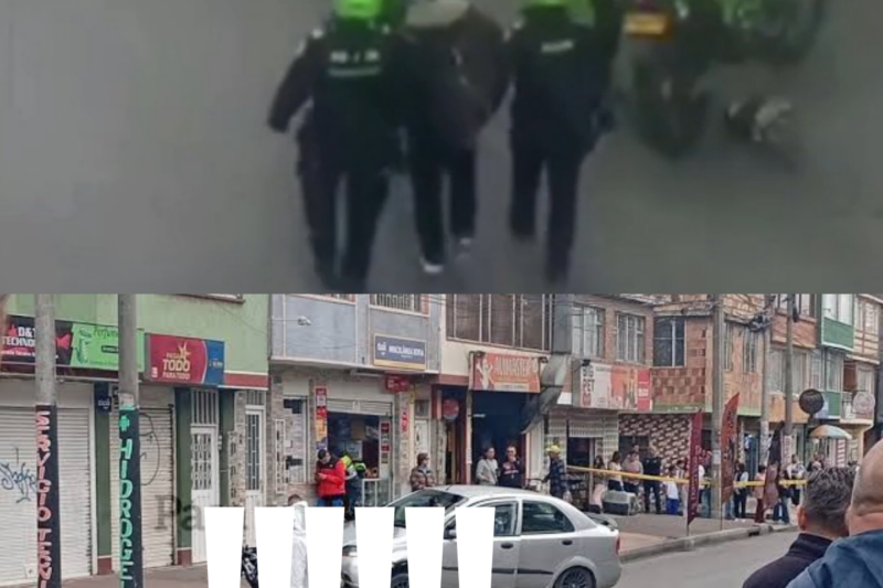 Intento de hurto en Los Mártires terminó en balacera entre delincuentes y la Policía