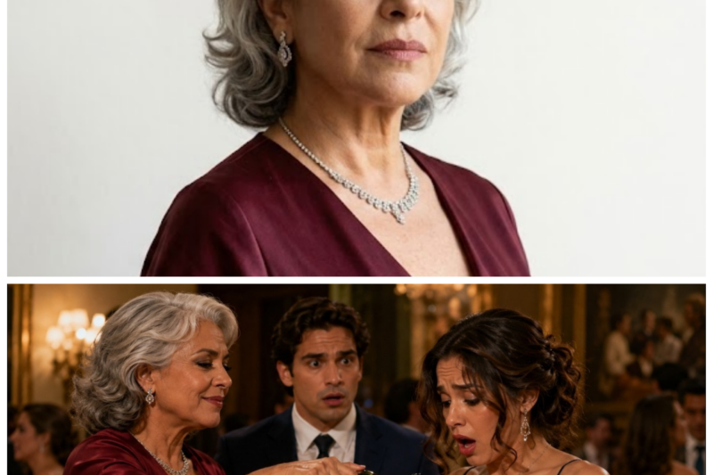 Imaginen la escena.  Un vestido de seda blanca impecable, el murmullo de la alta sociedad y de repente el sonido de un líquido cayendo y el jadeo horrorizado de los invitados.  Su suegra, con una sonrisa maliciosa, acaba de vaciar una copa de vino tinto sobre ustedes, gritando que no tienen clase, que no pertenecen a su mundo.  Ella cree que acaba de destruir su dignidad antes de firmar el contrato de su vida.  Pero lo que esa mujer arrogante no sabe es que la firma que necesita desesperadamente para salvar su empresa de la quiebra es la suya.  Hoy les contaré la historia de Elena, una mujer que fue humillada minutos antes de cerrar un trato de 800 millones de dólares, pero en lugar de huir manchada, se limpió, se levantó y reveló una verdad tan devastadora que convirtió la victoria de su suegra en la ruina total de su dinastía.  Prepárense porque la venganza que se sirvió esa noche fue mucho más embriagadora que cualquier vino.  Para entender la magnitud del desastre que estaba a punto de ocurrir en la mansión de los Montemayor, primero debemos conocer a los jugadores de esta partida de ajedrez donde una reina estaba disfrazada de peón.  Nuestra protagonista es Elena.  Para la familia de su esposo, Elena era la chica de la biblioteca.