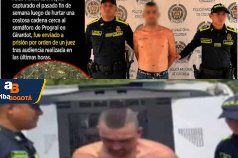Capturan a alias ‘Pelícano’, señalado de robar una cadena de oro avaluada en $12 millones