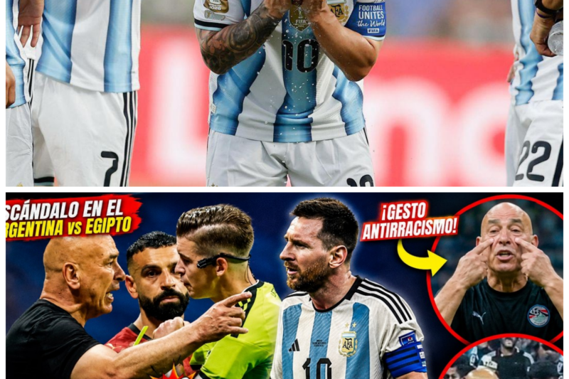 ¡La bronca que NO mostró la TV! Messi frente a frente con el DT de Egipto