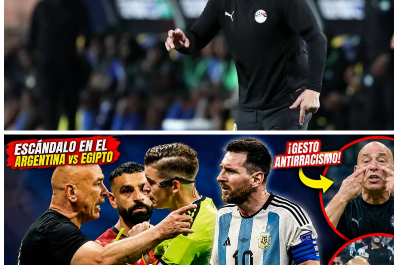 ¡La bronca que NO mostró la TV! Messi frente a frente con el DT de Egipto