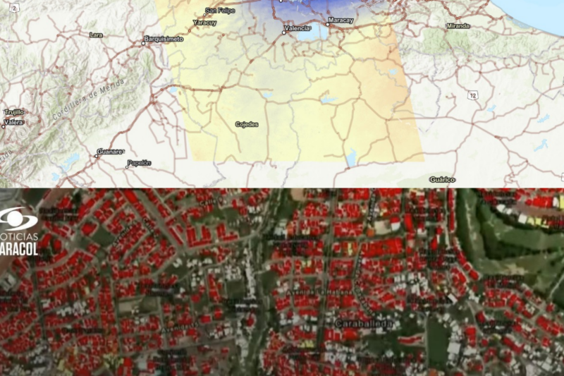 Imágenes satelitales de la Nasa evidencian la magnitud de los daños en Venezuela tras los terremotos
