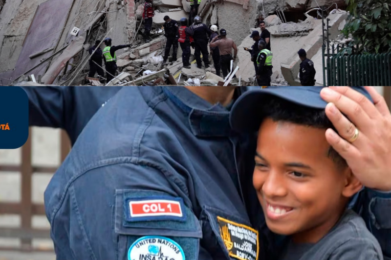 ¿Cómo lograron rescatar a un niño de 11 años tras los terremotos en Venezuela?| CityTv| ArribaBogotá