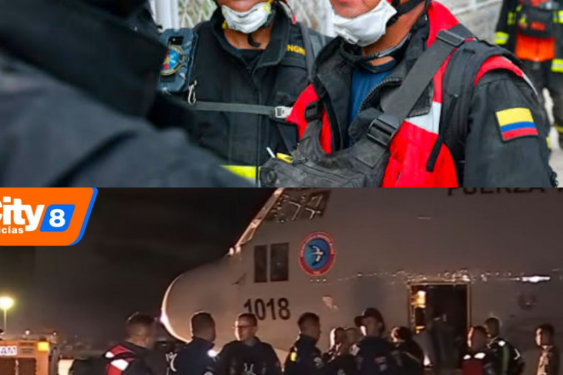 Más de 96 horas de trabajo del equipo colombiano de búsqueda y rescate en Venezuela
