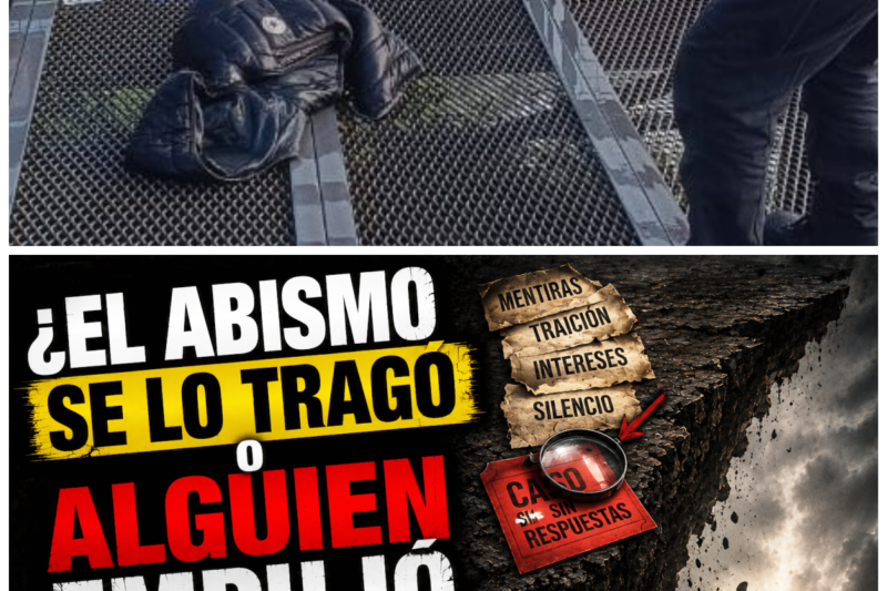¡¿El abismo se lo tragó o alguien empujó su destino en un pensado acto criminal?! “La casualidad es el disfraz favorito de los asesinos que operan bajo el amparo del poder y las sombras.” En un giro escalofriante que ha dejado a los peritos judiciales y a la opinión pública atónitos, se ha destapado la falsificación de las pericias oficiales en el caso que conmociona al país, confirmando que la misteriosa desaparición de la víctima no fue un accidente fatal. Mientras los autores intelectuales intentan destruir las pruebas clave del entramado financiero y ocultarse tras costosas coartadas diseñadas desde despachos oficiales, la filtración de llamadas telefónicas expone una conspiración milimétrica para silenciar la verdad. Los familiares y la sociedad están en pie de guerra, exigiendo detenciones inmediatas ante este brutal e impune crimen de Estado.  La historia completa está en los comentarios a continuación.