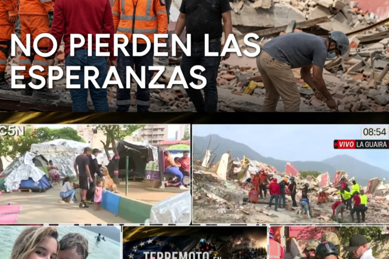 CONTINÚAN BUSCANDO SOBREVIVIENTES en LA GUAIRA