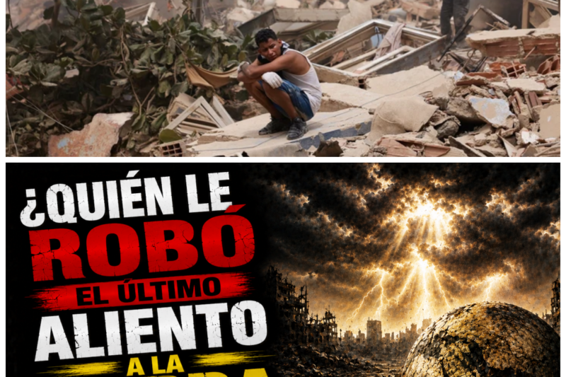 ¡¿Quién le robó el último aliento a la tierra cuando el cielo decidió castigar nuestra soberbia humana?! “La impunidad corporativa disfraza de ‘furia divina’ lo que en realidad fue un saqueo milimétrico y criminal de nuestros recursos.” En un giro escalofriante que ha dejado a los científicos ambientales y a la opinión pública atónitos, se ha destapado el informe confidencial que demuestra cómo las multinacionales energéticas sobreexplotaron las reservas subterráneas, alterando las capas tectónicas y provocando el desastre ecológico que hoy azota a la región. Mientras los altos ejecutivos destruyen los registros de emisiones y desvían fortunas multimillonarias a paraísos fiscales para evadir el juicio penal, la población padece las consecuencias de una catástrofe provocada por la codicia. Los ciudadanos están en pie de guerra, exigiendo la captura inmediata de los verdaderos verdugos del planeta.  La historia completa está en los comentarios a continuación.