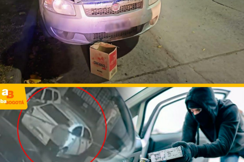 Denuncian banda que estaría robando autopartes en Chapinero