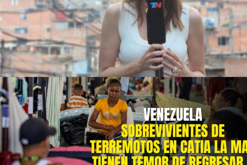 Sobrevivientes de terremotos en Venezuela tienen temor de regresar a viviendas afectadas