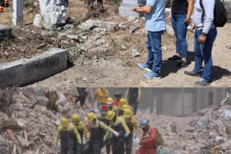Venezuela entierra cuerpos no identificados tras terremotos que dejan más de 3.000 muertos