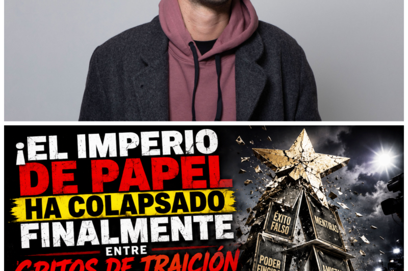 ¡El imperio de papel ha colapsado finalmente entre gritos de traición y sombras de una oscuridad eterna en la farándula! “Quien siembra vientos, tarde o temprano cosecha tempestades de las que nadie puede escapar.” Las estructuras más poderosas del entretenimiento se han desmoronado por completo tras salir a la luz un entramado de deslealtades tan profundo que ha dejado a las máximas figuras del espectáculo incomunicadas y sumidas en una desesperación psicológica absoluta. Lo que durante años se vendió como una alianza inquebrantable de éxito y glamour resultó ser una red de manipulación mutua y disputas financieras encubiertas, la cual estalló en los camerinos principales provocando un colapso mediático masivo que los productores intentan silenciar desesperadamente mientras los secretos más oscuros de la convivencia y los acuerdos ocultos continúan filtrándose segundo a segundo, destruyendo reputaciones que parecían intocables.  La historia completa está en los comentarios a continuación.