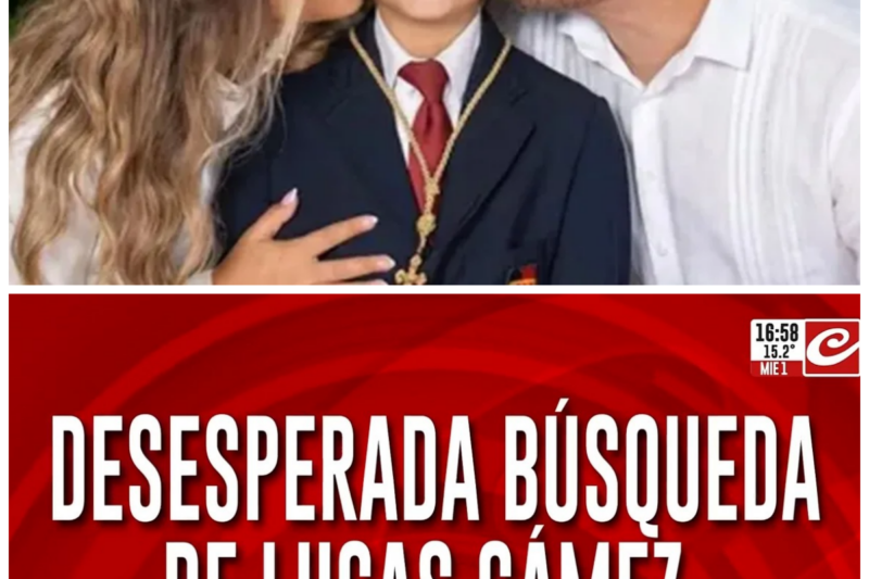 Desesperada búsqueda de Lucas Gámez, el argentino de 8 años