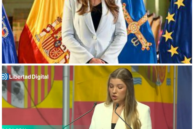 ¡Caos total tras el vivo desnudando el primer discurso oficial de la Infanta Sofía, exponiendo feroces internas de la tarde, pactos de madrugada y una rosca monárquica de la jornada que los búnkers oficiales ocultaron hoy con burdas farsas en red! El silencio sepulcral de los detractores de la tarde tras el imponente impacto vocal y la firmeza de la infanta en su gran estreno institucional destapó una descomunal olla de presión en los palacios de madrugada mientras el chat de la transmisión en vivo ardía desmantelando los relatos oficiales. “El que siembra vientos de desprecio corporativo desde las alturas con gacetillas de la tarde pretendiendo tapar un quiebre de esta magnitud en vivo, cosecha tempestades de una réplica institucional implacable.” Las sospechas quebraron el entorno. La historia completa está en los comentarios a continuación.
