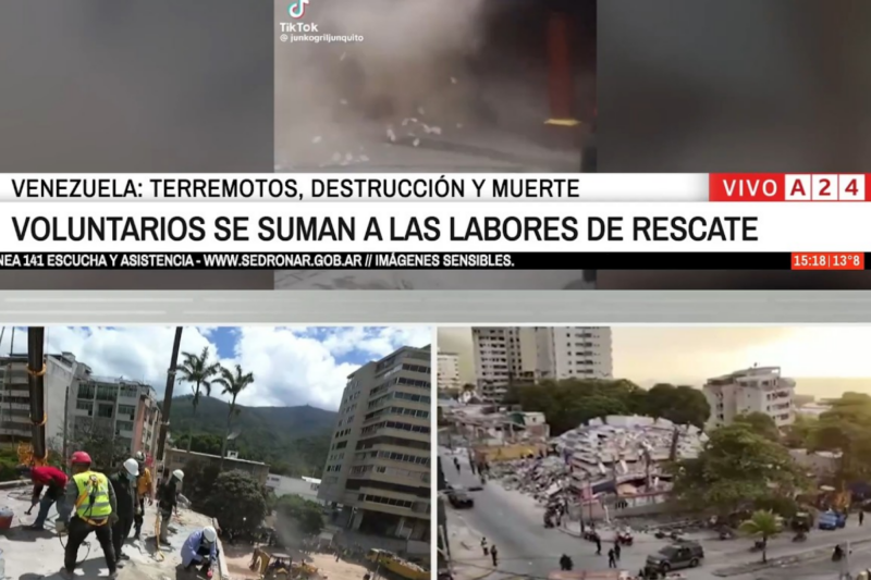 Terremotos en Venezuela: los números oficiales y testimonios tras la tragedia