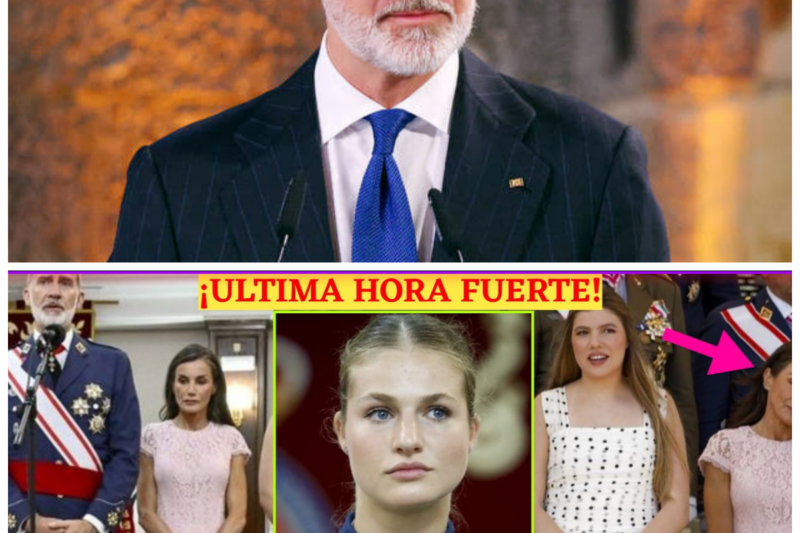 ¡LA INFANTA SOFÍA AL LÍMITE! La infanta Sofía ha sido vista agotada y estresada en la graduación de su hermana Leonor, debido a la tensión que se vive en la familia real, especialmente entre su madre, la reina Letizia, y su padre, el rey Felipe VI, (“¿Será que la infanta Sofía se siente atrapada en el medio de la crisis familiar?”) La noticia ha sacudido a la nación y ha dejado a la familia real en una situación comprometida, con rumores de infidelidad y secretos oscuros que amenazan con destruir la imagen perfecta de la monarquía, y ahora todos se preguntan qué pasó detrás de las puertas cerradas del palacio para que la infanta Sofía llegara a este punto, y si ella será capaz de superar esta crisis y mantener su posición en la familia real. La historia completa está en los comentarios a continuación.
