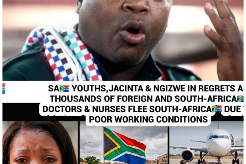 “Regret and Despair: SA Youths & Ngizwe Cry Out as Thousands of Foreign Medical Staff Flee South Africa”  South Africans, including Ngizwe, are overwhelmed with regret as thousands of foreign healthcare workers abandon the nation—what forces drove this exodus? And what is the future of health services? The nation is in distress—”This crisis demands urgent action.” The full story is in the comments below.