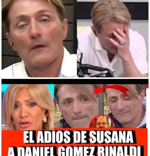“¡Emocionante! Susana Rocassalvo se despide de su querido amigo Daniel Gómez Rinaldi, quien queda fuera del programa: un adiós que conmueve” En un momento desgarrador, Susana Rocassalvo se despide de su amigo Daniel Gómez Rinaldi, quien ha sido apartado del programa, dejando a todos con el corazón en la mano. “A veces, las despedidas son el inicio de un nuevo capítulo, pero el dolor es real”. La historia completa está en los comentarios a continuación.