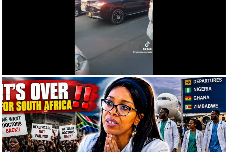 “It’s Over Thousands of Doctors from Ghana, Nigeria, and Zimbabwe Resign and Leave—Jancita Begs Them to Stay ”  The exodus of thousands of foreign doctors has left South Africa’s health system on the brink—Jancita is begging for them to stay, but they’re already gone. What caused this mass resignation? And what will happen now? The country is in shock—”This is a crisis of epic proportions.” The full story is in the comments below.