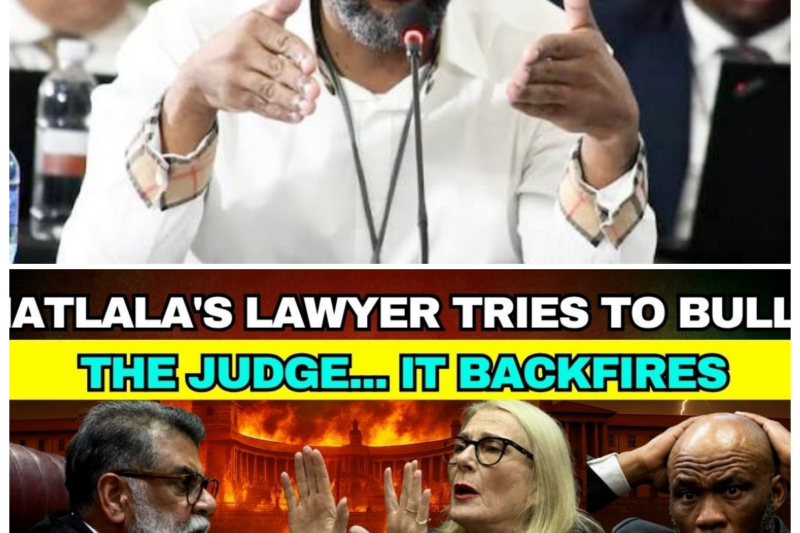 “MATLALA LEGAL DRAMA ERUPTS AS LAWYER TAKES ON THE JUDGE—AND THE MOVE BACKFIRES SO HARD IT COULD CHANGE THE ENTIRE RHYTHM OF THE CASE, LEAVING THE PUBLIC WONDERING WHO JUST LOST THE UPPER HAND IN A VERY BAD MOMENT -ZZ”  This wasn’t just a disagreement; it was a high-stakes collision of ego, authority, and strategy that instantly shifted the energy in the room. In one sharp exchange, the defense went from aggressive to exposed, and the backfire that followed made the entire scene feel like a warning that courtroom battles can turn on a dime. The full story is in the comments below.